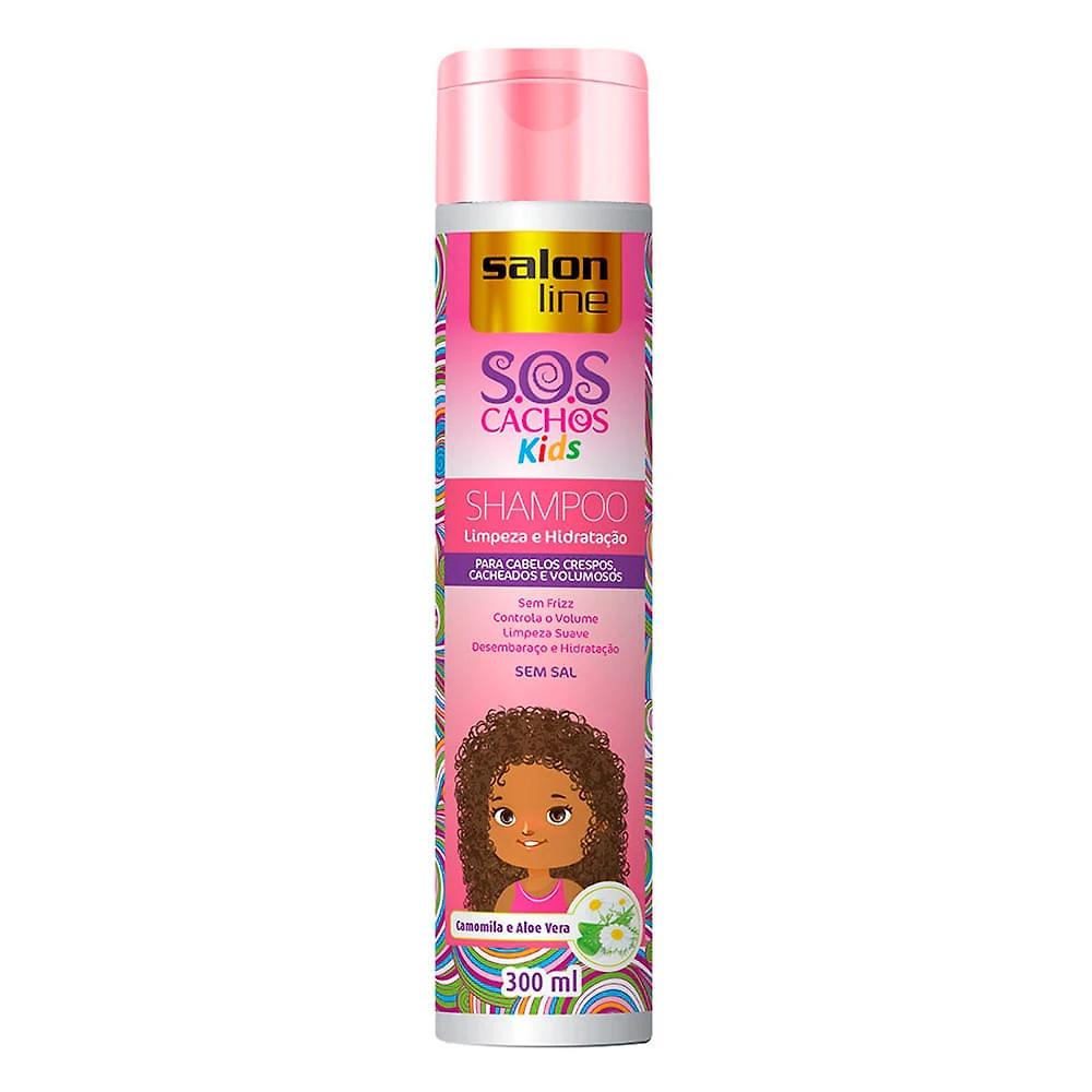 Shampoo Infantil Salon Line S.O.S Cachos Kids Sem Sal com 300ml