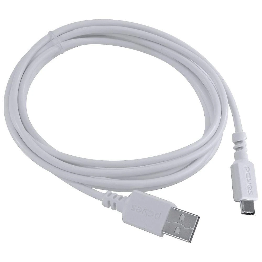 Cabo Para Celular Smartphone Usb A 2.0 Para Usb Tipo C 2 Metros Branco - Puacb-02