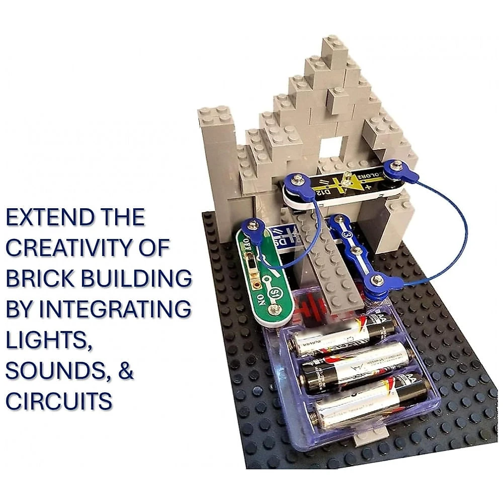 Snap Circuits BRIC: Structures – Kit Educacional de Eletrônica e Construção com Mais de 20 Projetos STEM para Crianças a Partir de 8 Anos