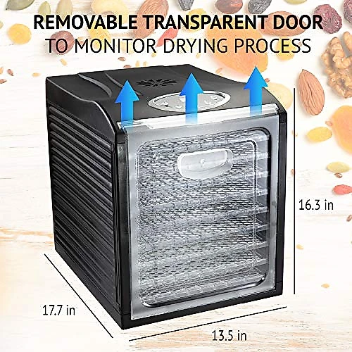 Ivation Desidratador de Alimentos 9 Bandejas Preto 110V