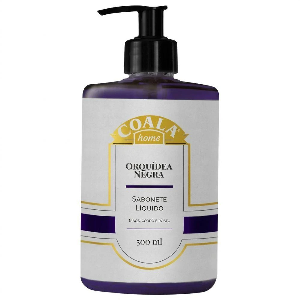 Sabonete Líquido Orquidea Negra Roxo 500ML para Banho e Higiene Coala