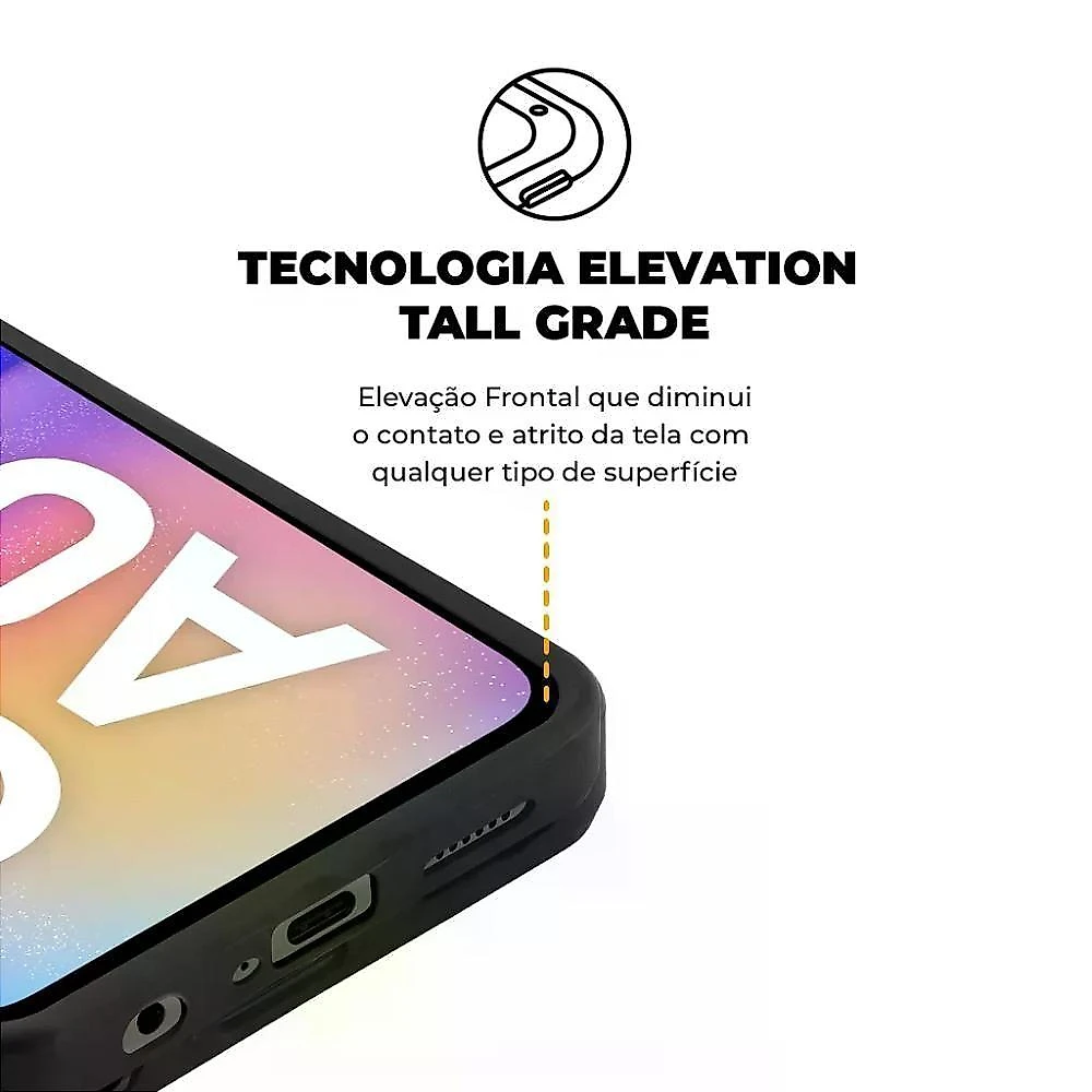 Kit Capa Silicon Veloz E Película Hydrogel Hd Para Samsung Galaxy A05 - Gshield