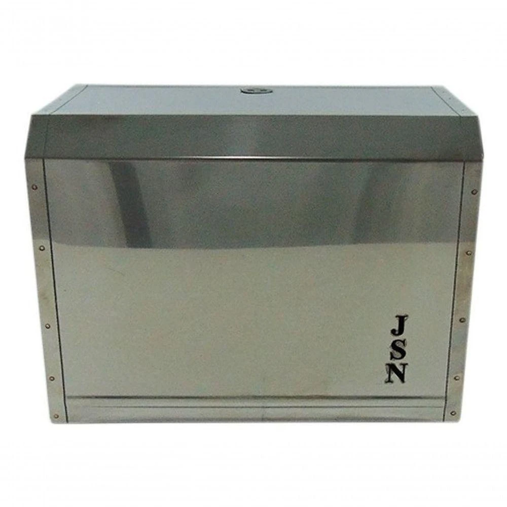 Porta Papel Toalha M1i em Aço Inox com Abertura Frontal para Folhas Interfolha Inox Higipack