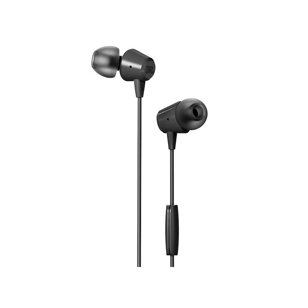 Fone de Ouvido Intra-auricular JBL C50HI, com Fio, com Microfone, Preto - JBLC50HIBLKE