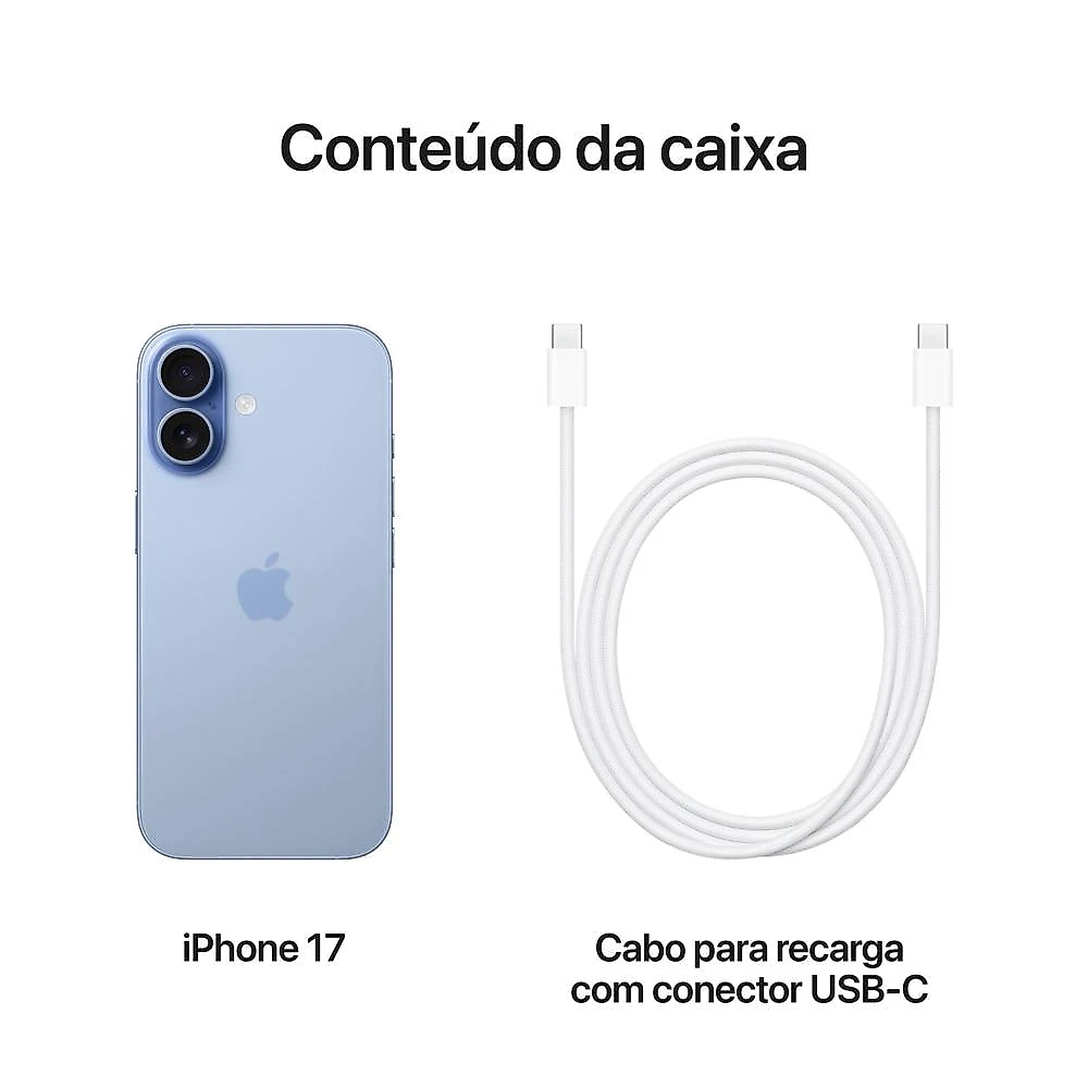 IPHONE 17 MIST BLUE 512GB  iPhone 17 512GB Azul-Névoa