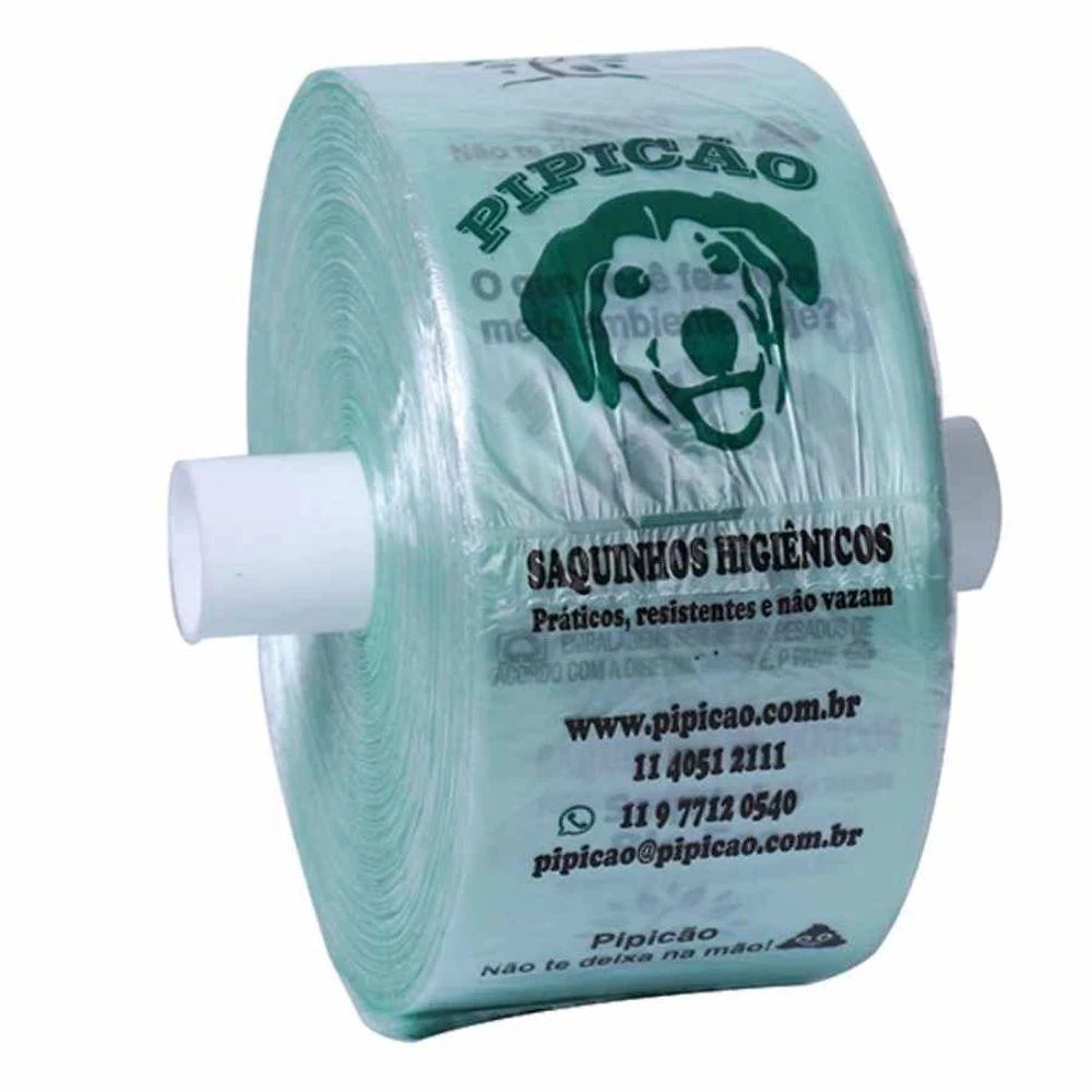 Rolo Saco Cata Caca 15 X 7,5 Cm Para Suporte De Piso