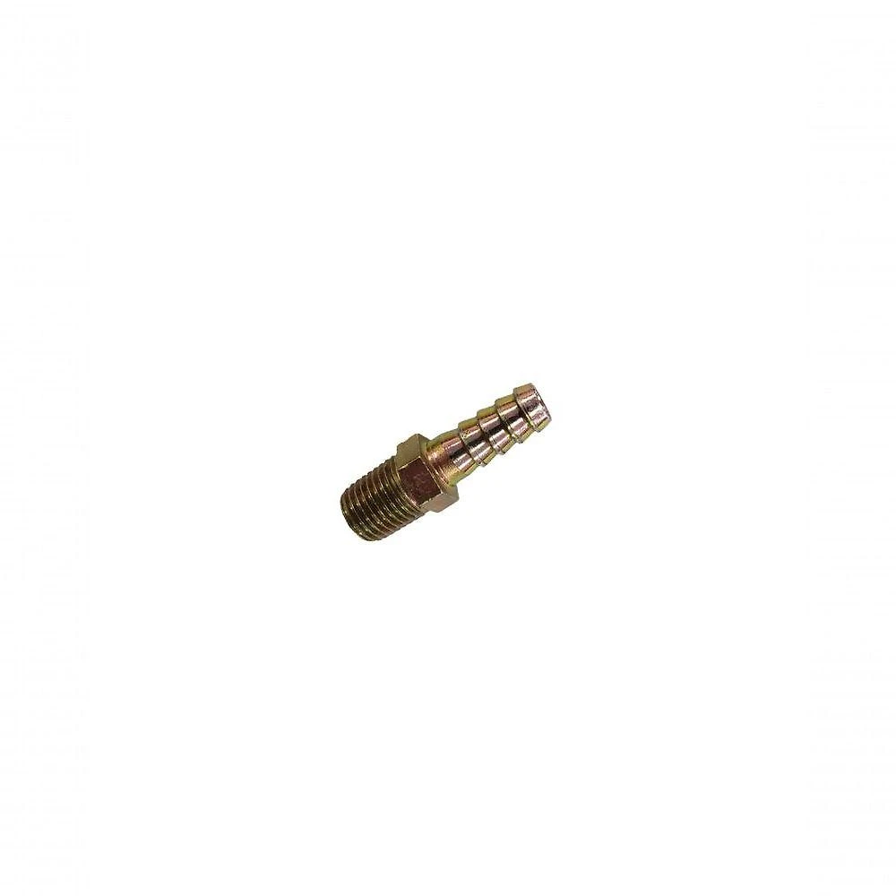 Espigão Macho Fixo LUB-24C Conexão 1-4 NPT X Mangueira 3-8 Lubefer