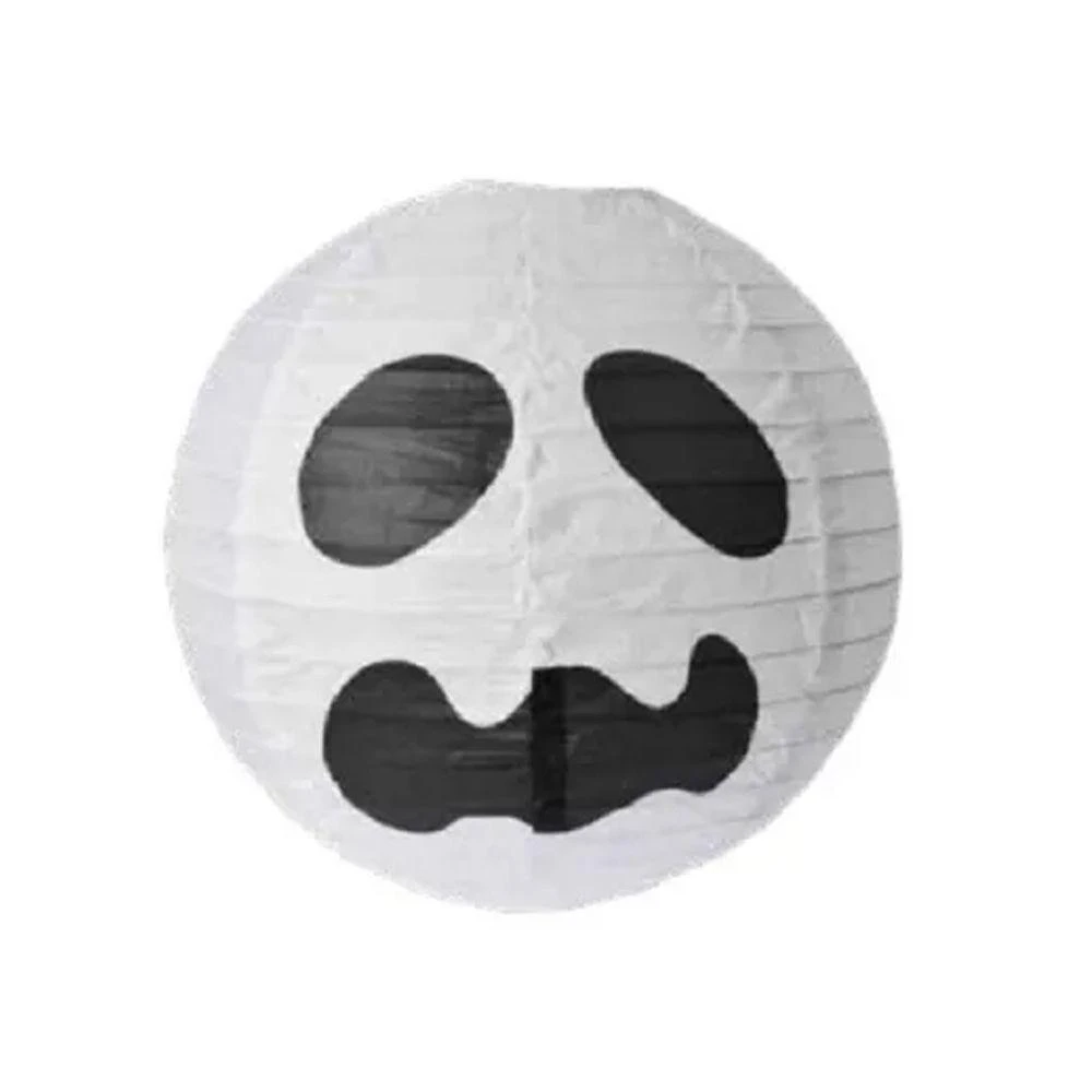Lanterna Luminária De Papel Oriental Fantasma - 30cm