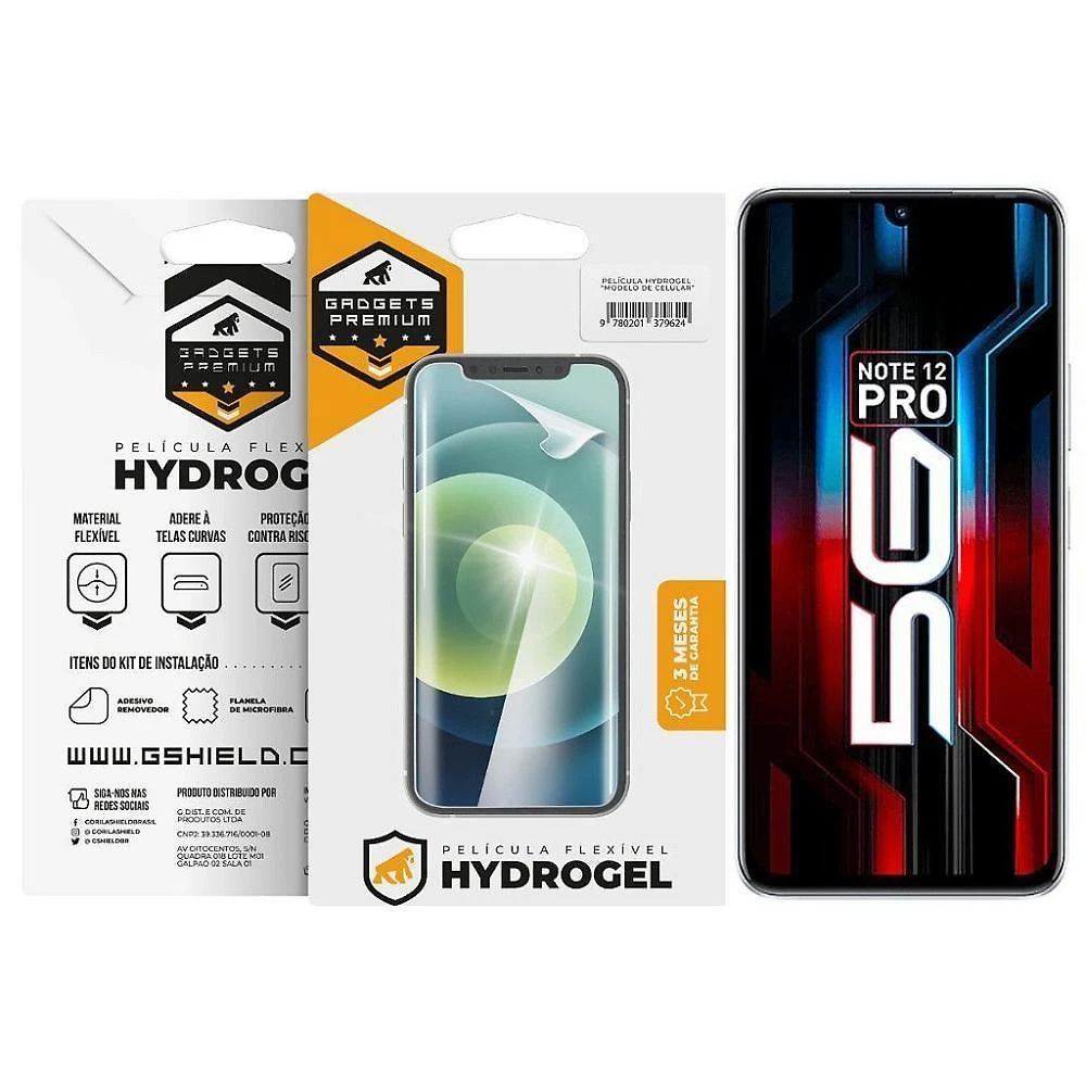 Película Para Infinix Note 12 Pro 5g - Hydrogel Gamer Fosca - Gshield