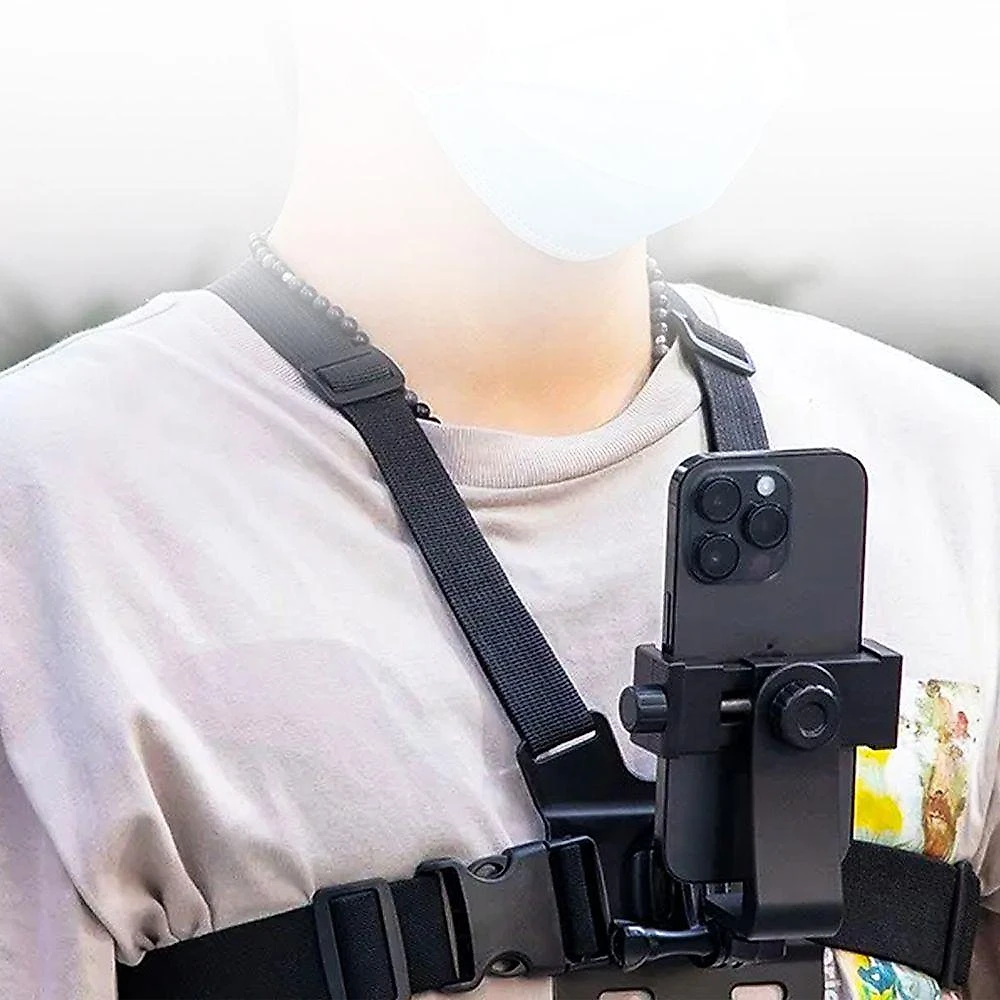 Suporte Peitoral para Celular Ajustável para Atividades Esportivas ao Ar Livre House Organizer