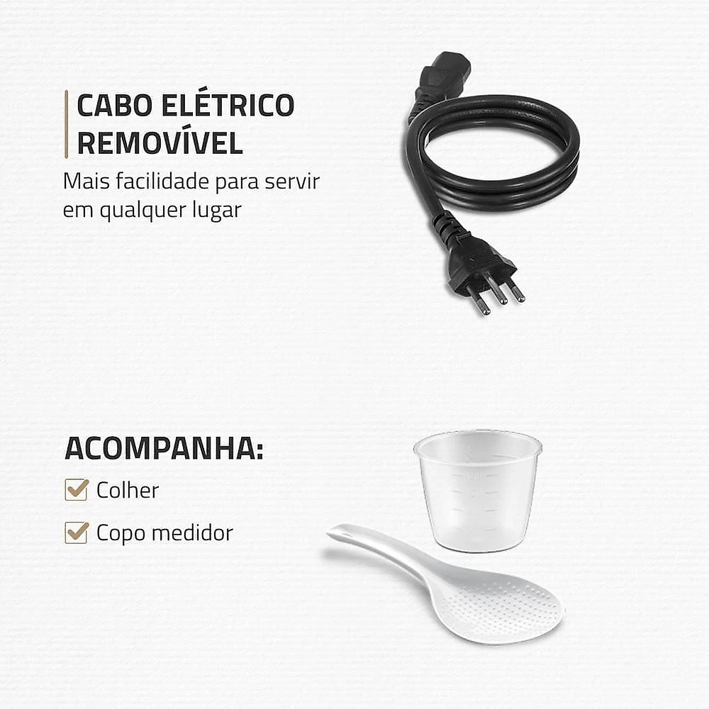 Panela elétrica de pressão mondial digital master cooker pe-40 3l - preta/inox