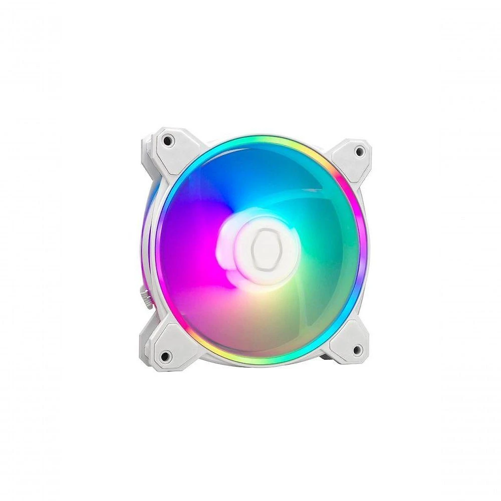 Ventilador de Gabinete Masterfan MF120 Halo 2 120MM RGB Endereçável Branco Cooler Master
