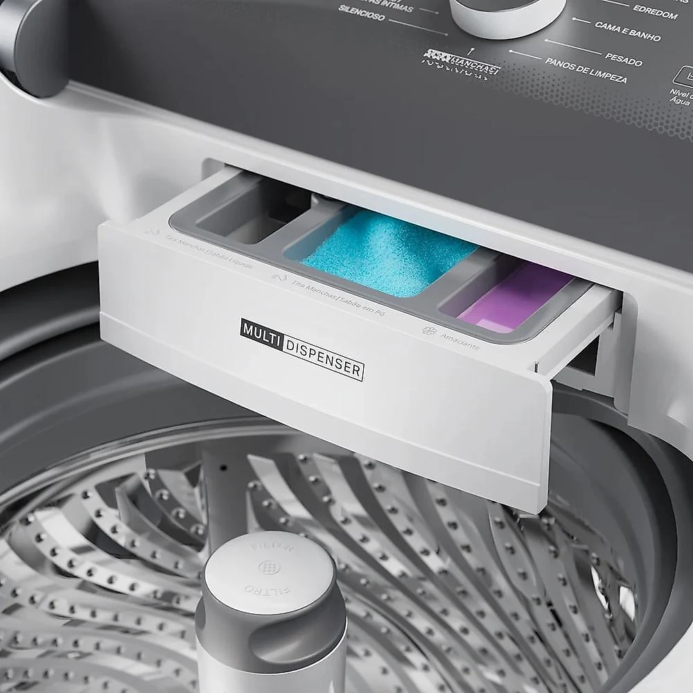 Máquina de Lavar Roupas Brastemp BWJ14AB 14 Kg, Branca - 110V