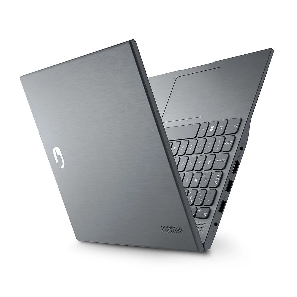 Notebook 14,1" HD Positivo Vision C14 C4128A Windows 11 Intel Celeron Memória 128GB eMMc 4GB RAM Cinza Cinza