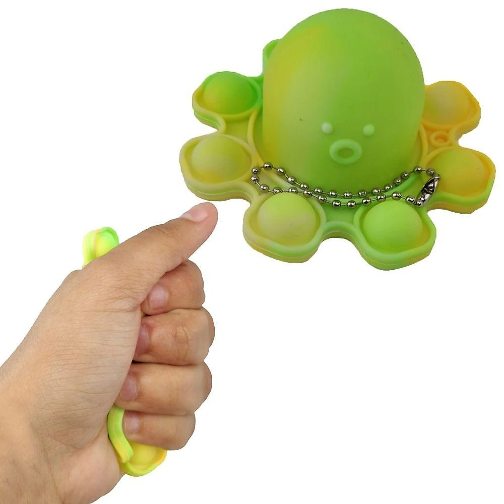 Fidget Toy Pop It Polvo Chaveiro Kit 2 Unidades Alivia Estresse Ansiedade Relaxante Mental