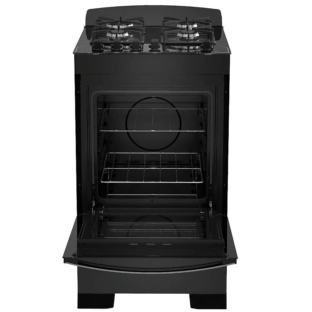 Fogão 4 Bocas Preto Com Mesa De Vidro Dako Diplomata Bivolt