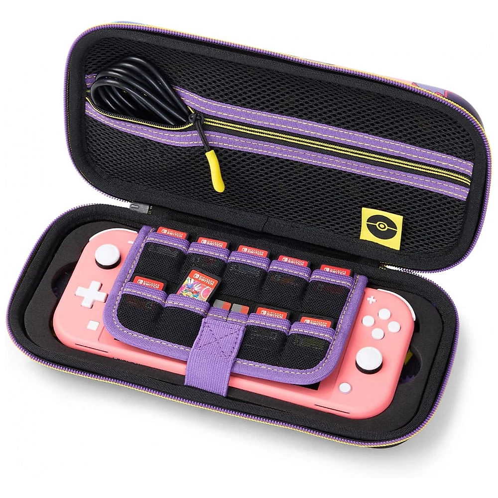 Case rígido PowerA Protection Case para Nintendo Switch Pikachu vs Gengar compatível com Switch, Switch OLED e Switch Lite