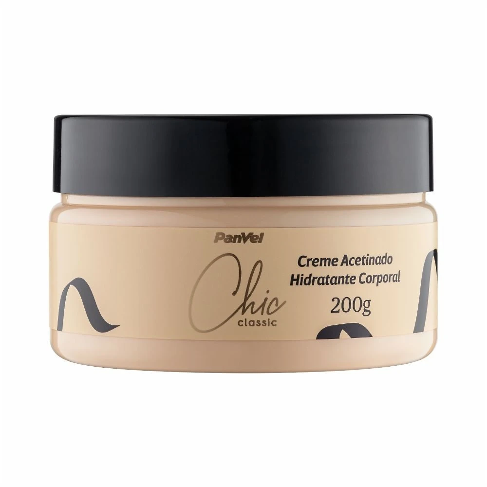 Miniatura Creme Corporal Acetinado Panvel Chic Classic 200g
