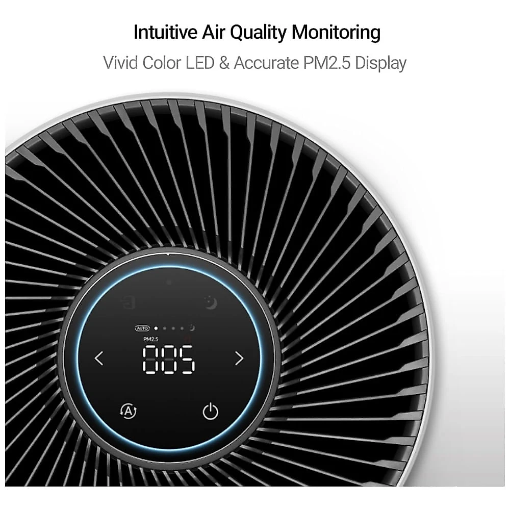 Purificador de Ar Winix T810 para Ambientes de até 38m² com WiFi, Filtro HEPA e Monitor de Qualidade do Ar