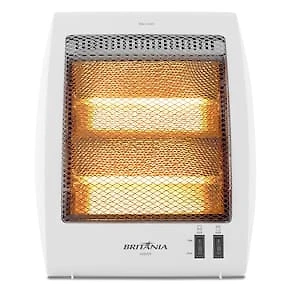 Aquecedor Halógeno Britânia AB800B 800W 2 Níveis Proteção Branco