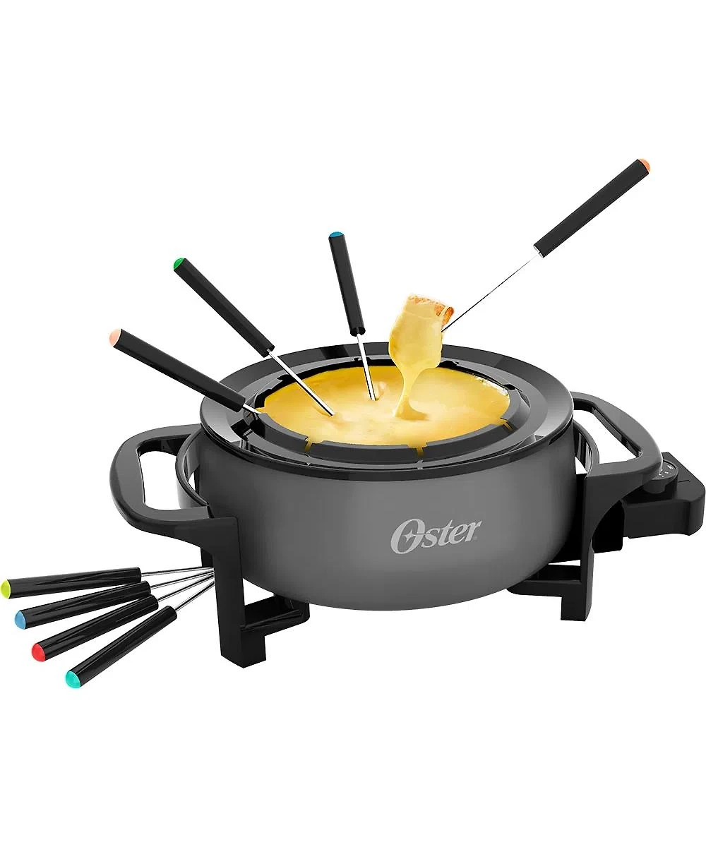 Panela Elétrica para Fondue Oster Cinza 1000W