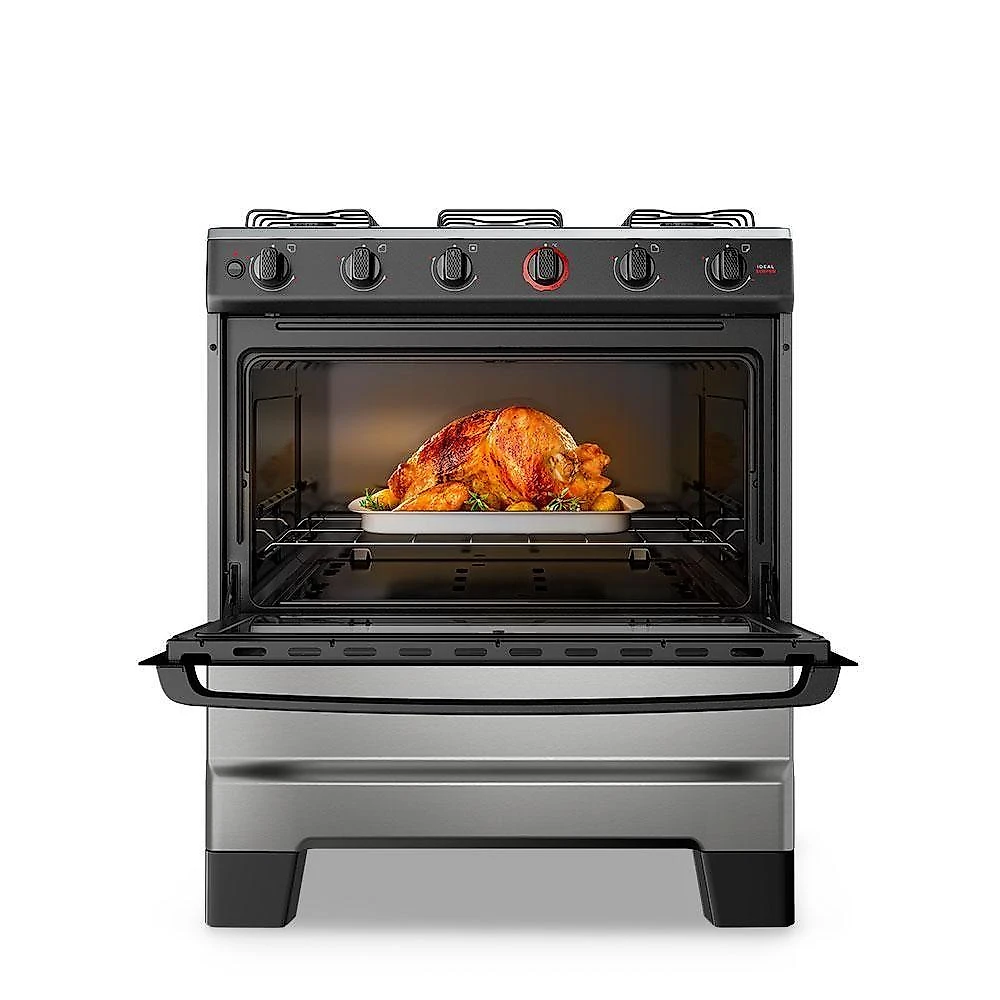 Fogão A Gás Mesa Inox Super Chama Limpa Fácil E Acendimento Automático Ideal Super F5IAI Inox 5 Bocas Bivolt
