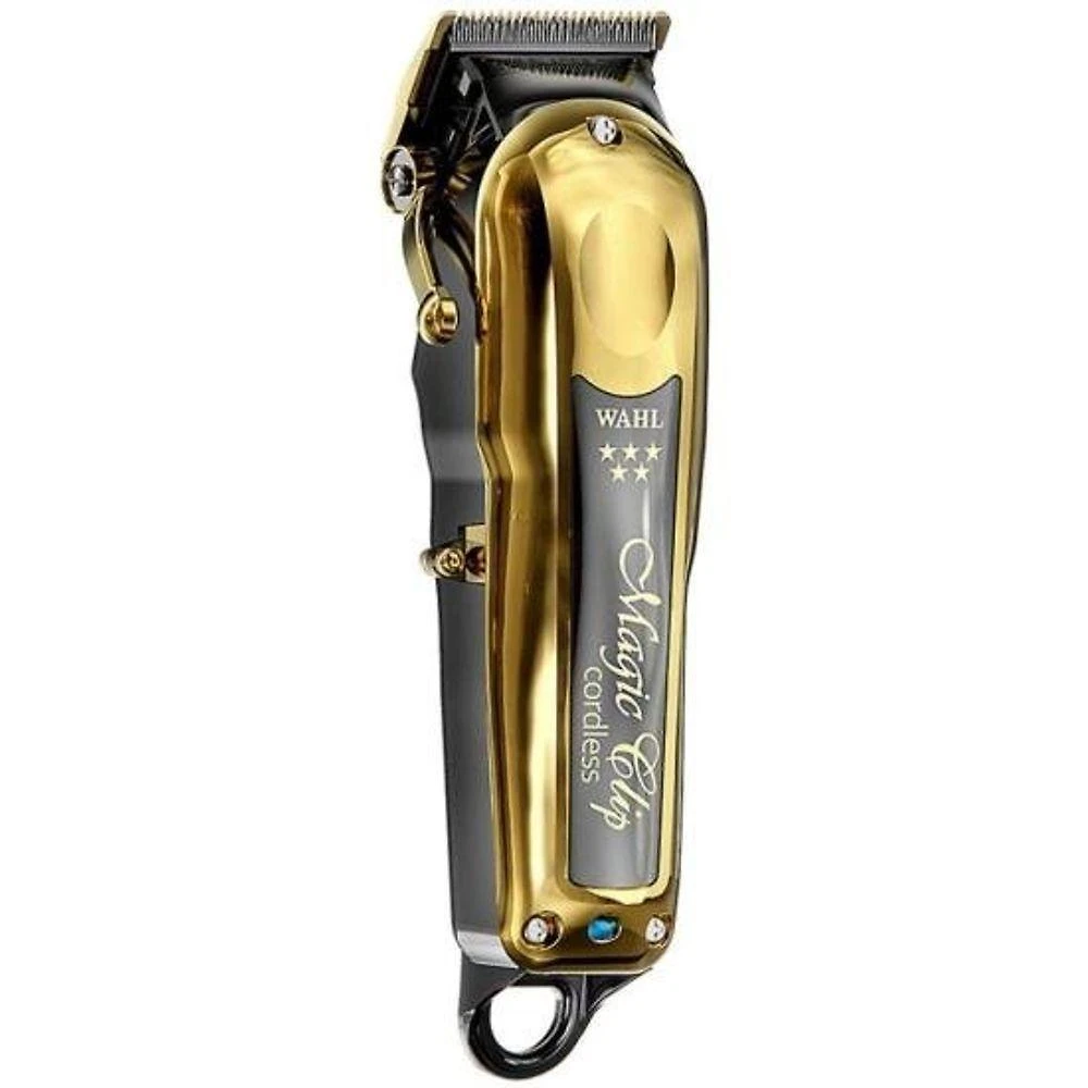 Máquina de Corte Wahl Magic Clip Cordless Gold para Cabelo Lâmina Patenteada Bateria Recarregável
