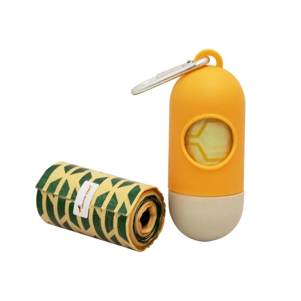 Dispenser e Refil Cata Caca para Pets Germanhart Bio Colmeia para Cães e Gatos com 1 Rolo 20