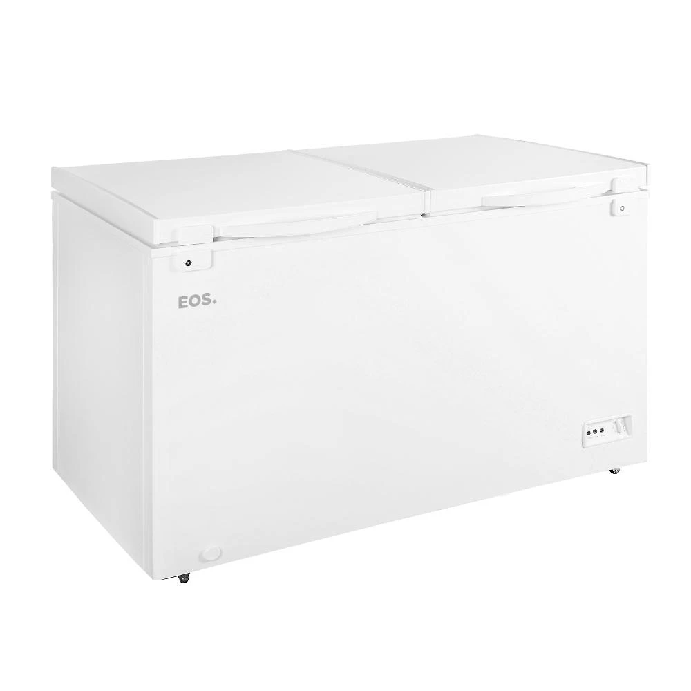 Freezer e Conservador Horizontal EOS 380 Litros EcoGelo Duas Portas EFH500XX 220V