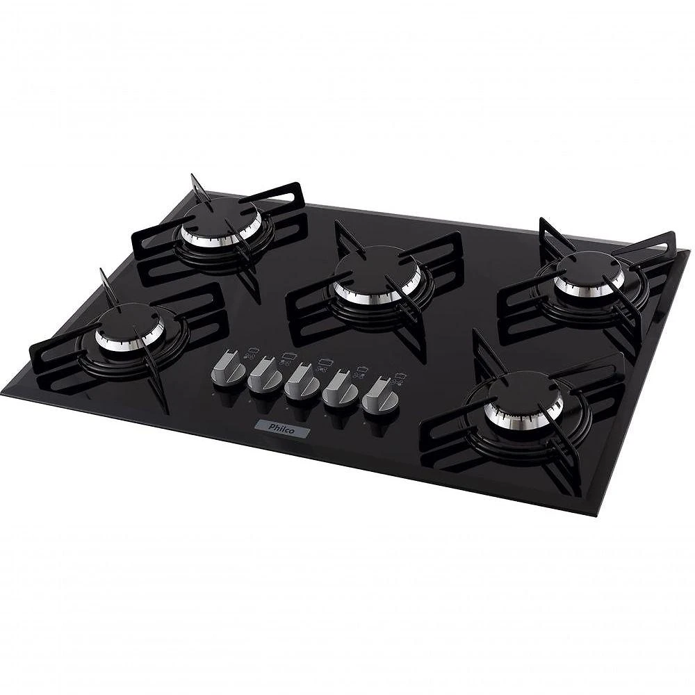 Cooktop a Gás Philco 5 Queimadores Cook Chef Bivolt