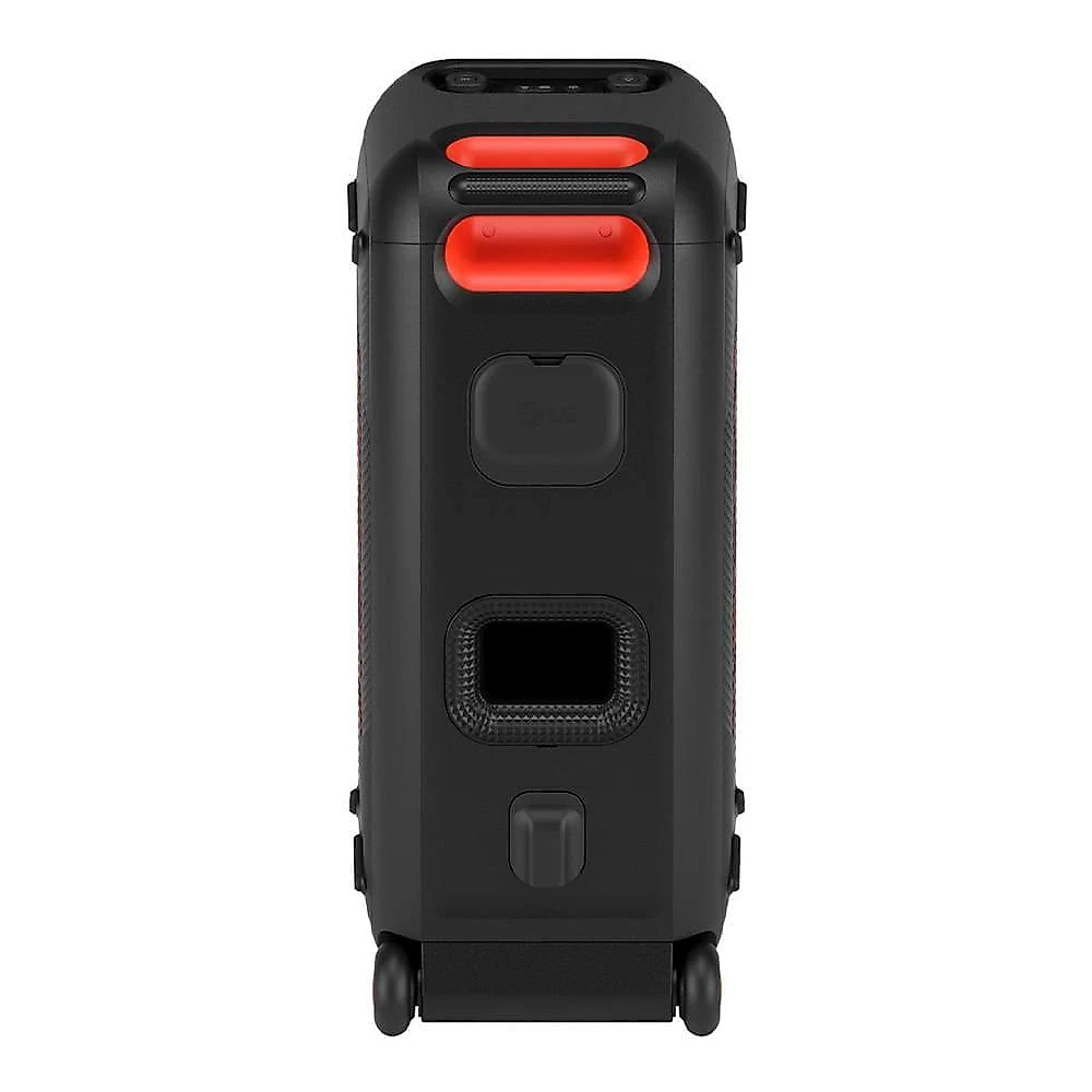Caixa de som amplificada lg partybox xboom xl9t ipx4 bivolt com bluetooth, alça de transporte e display led 1.000w rms - preta