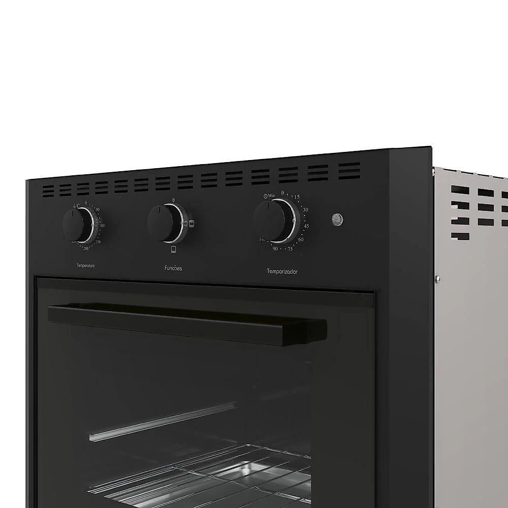 Forno Elétrico De Embutir 60 Litros Nardelli Black E60 Preto 220V