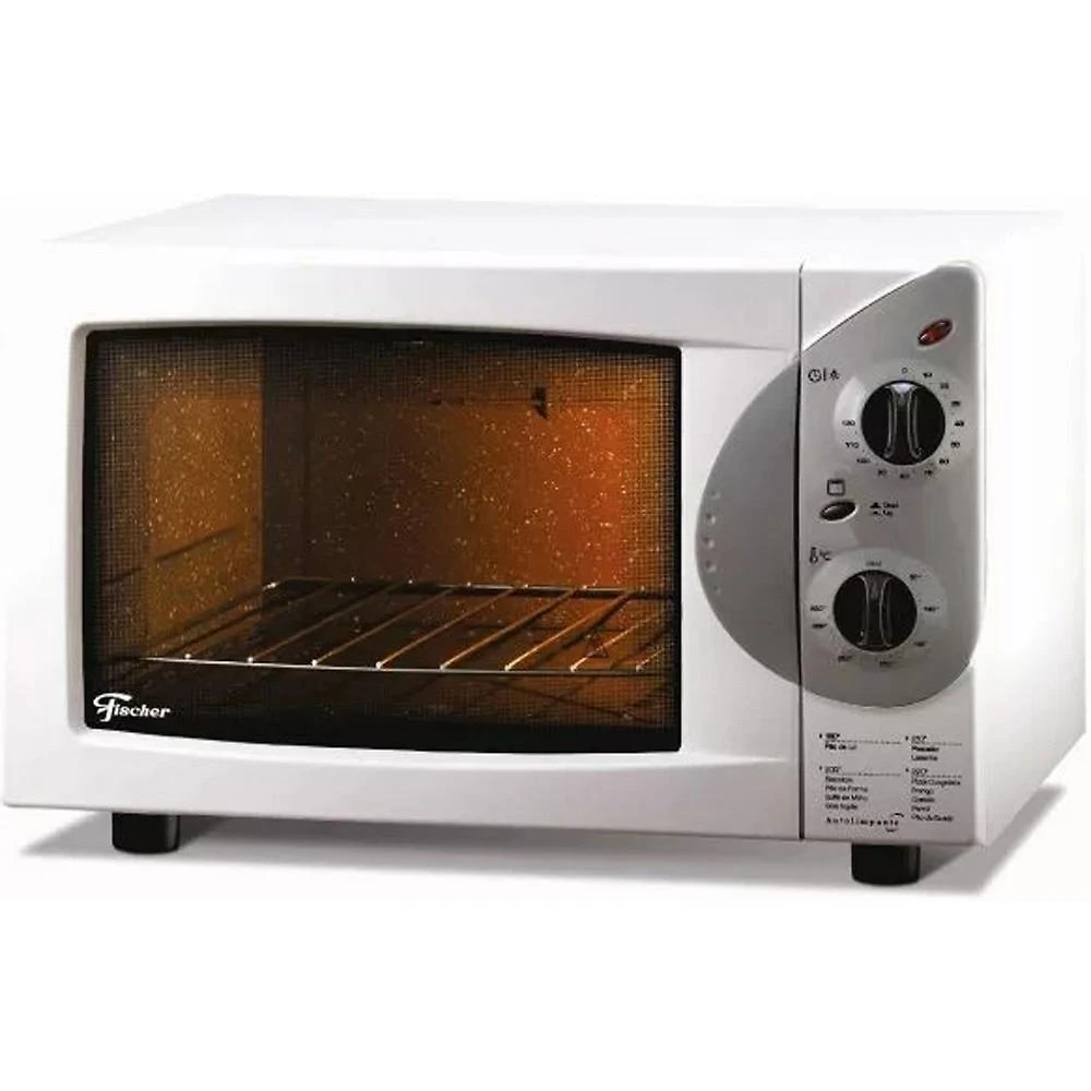 Forno Elétrico Fischer 44 Litros Grill Autolimpante Branco
