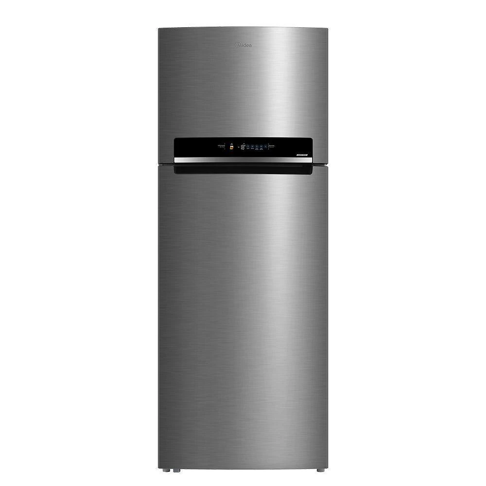 Refrigerador midea frost free duplex 491l inverter inox bivolt md-rt650evk463
