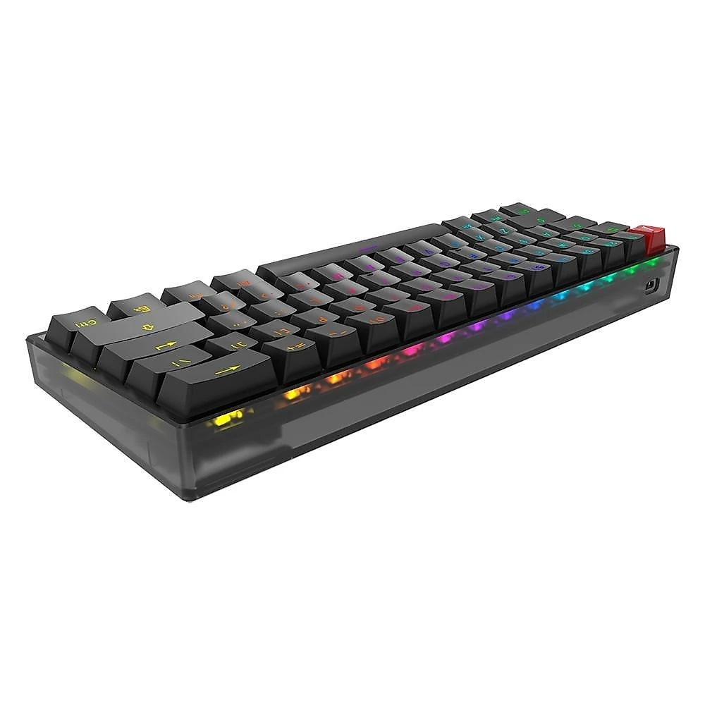 Teclado Mecânico Gamer AOC AGK600, RGB, Cherry MX Switch Red, Layout 60%, US, - AGK600BR/FG