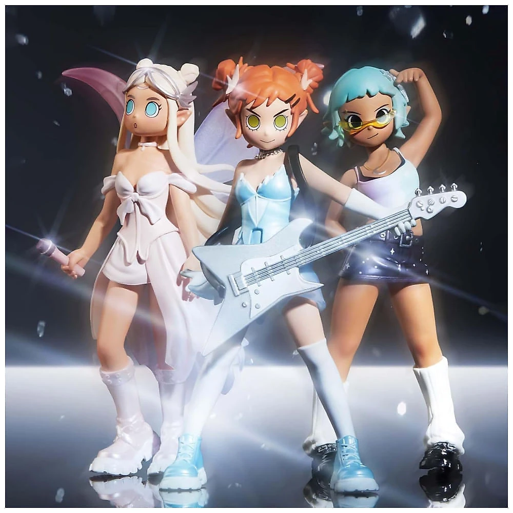 Blind Box,Conjunto de 12 Bonecos POP MART Peach Riot Punk Fairy, Caixa Surpresa, Brinquedos de Ação com Design Variado, Coleção Divertida