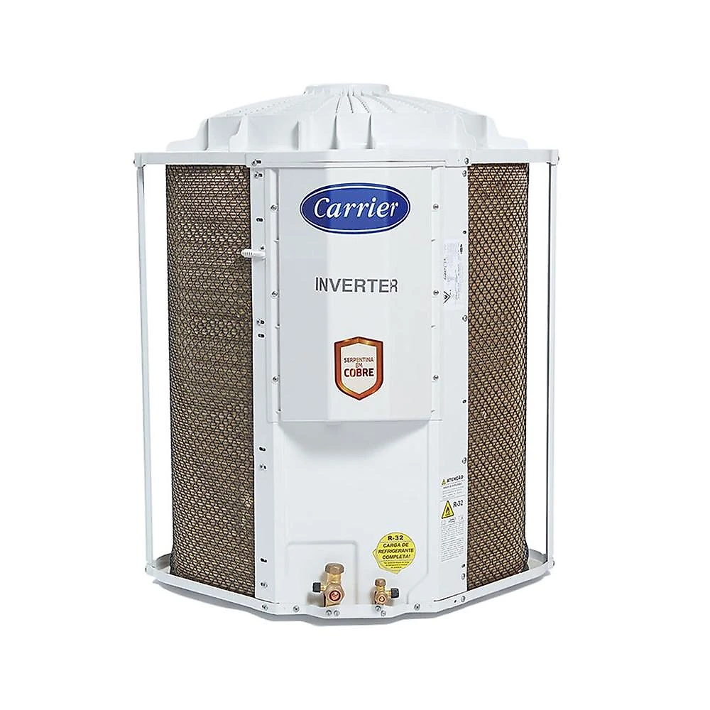 Ar-Condicionado Split Inverter Cassete 54000 BTUs Carrier 4 Vias Só Frio 40KWFLB/40KVQF54C5A/38CCVF54515MCA 220V