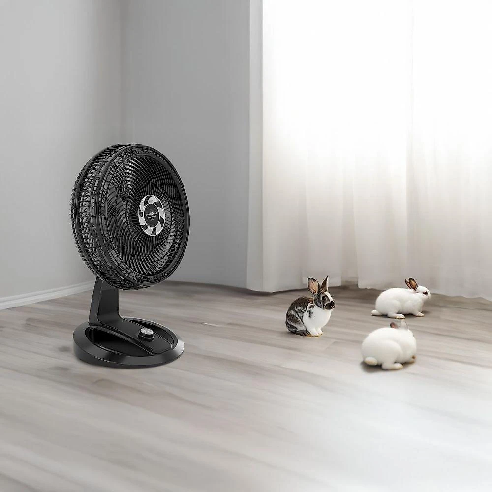 Ventilador de mesa britânia 174w 8 pás 3 velocidades preto maxx force bvt481 220v