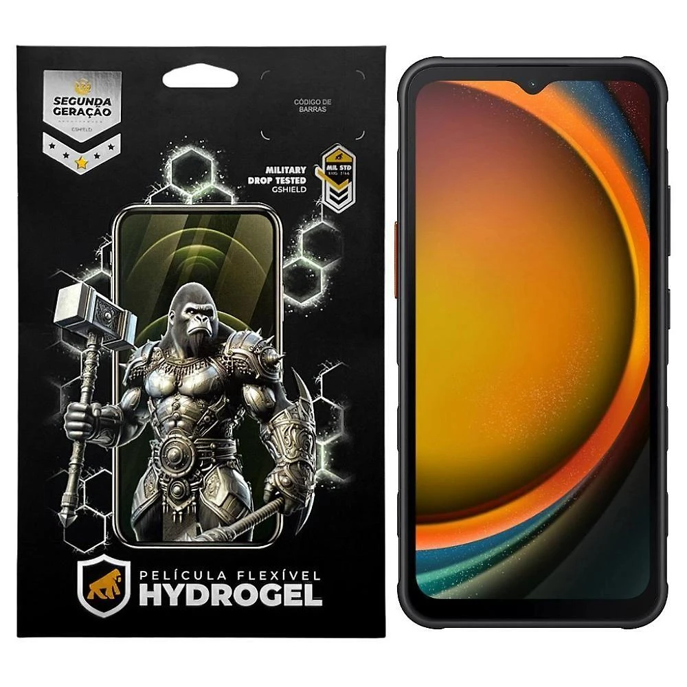 Película Gshield Hydrogel Hd para Samsung Galaxy Xcover 7 com Proteção em Hidro Nano Pet + TPU Soft