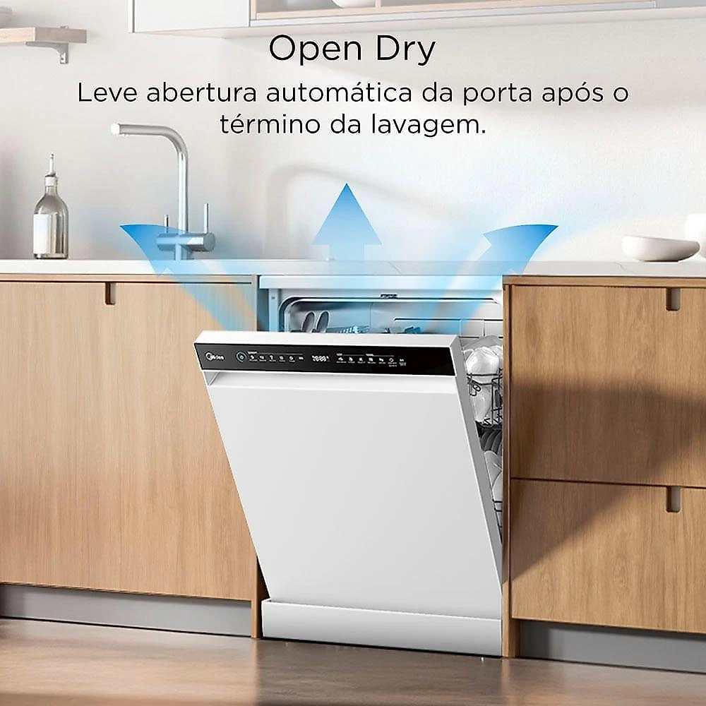 Lava-Louças Midea MDWTF14W2 14 Serviços Touch Plus Branca 220V