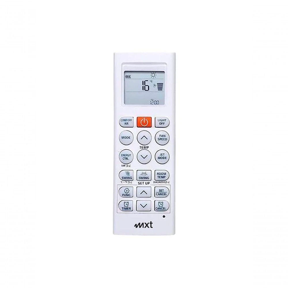 Controle Remoto Grupo MXT 01391 para Ar Condicionado LG AKB75215401 Substituto Branco