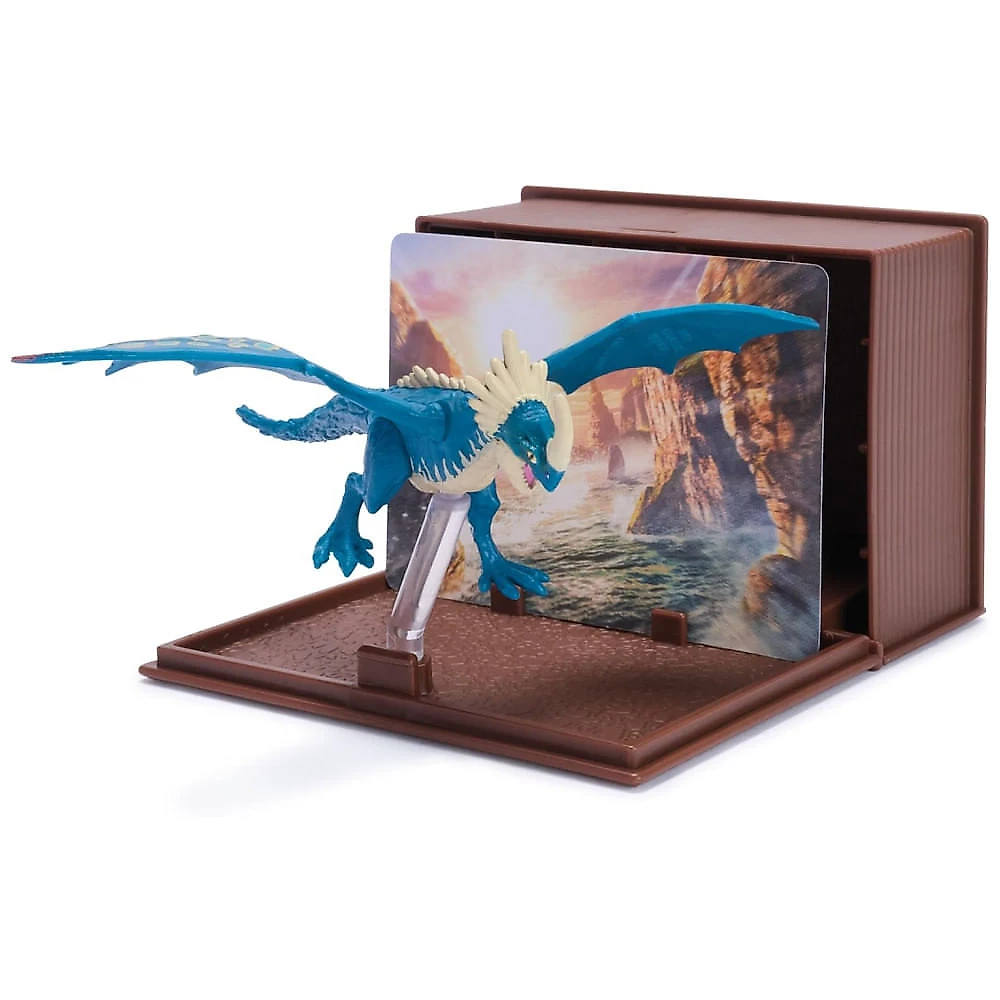 Conjunto de Dragões da Dreamworks: Livro de Berk com 3 Figuras Colecionáveis e Cartões Expositores, para fãs de Dragões!