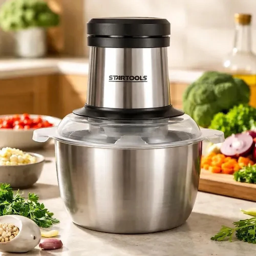 Multiprocessador Elétrico Yeet 2L Inox 200W 4 Lâminas 3 Velocidades 110V