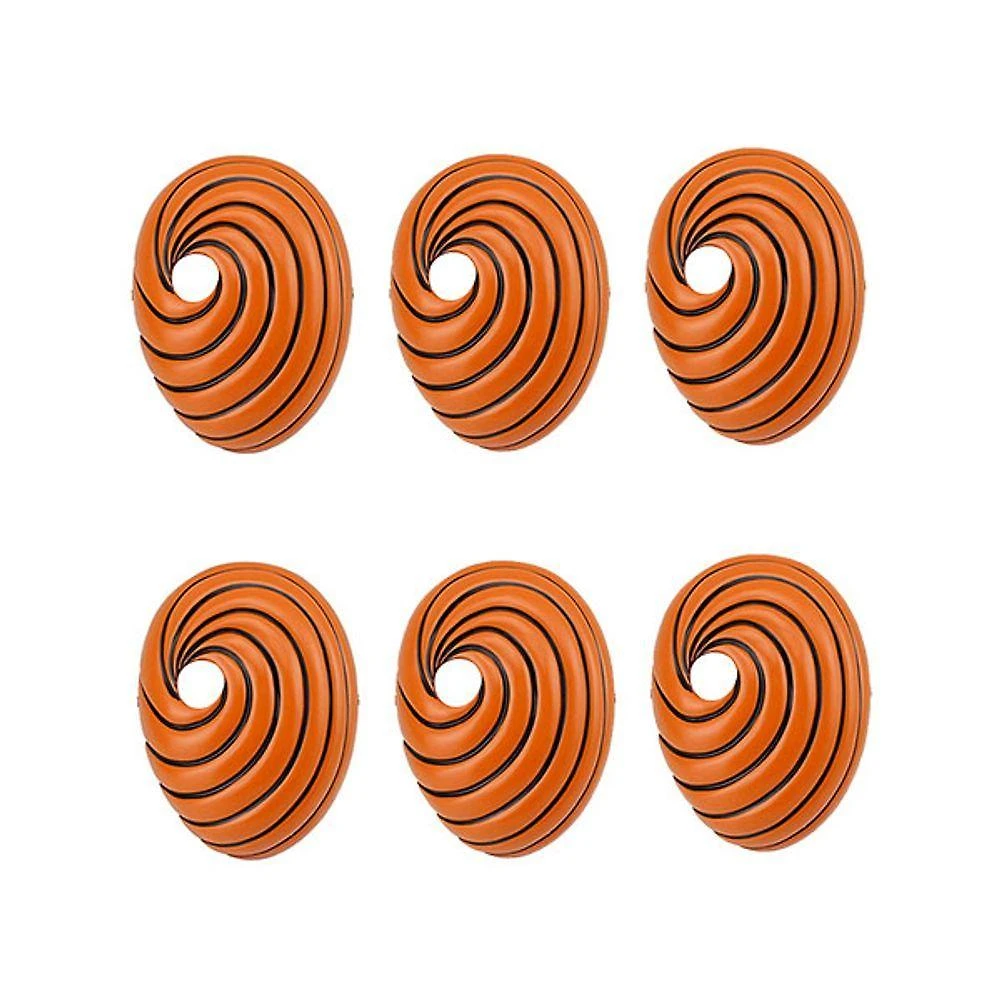 Kit 6 Máscara Anime Naruto Cosplay laranja