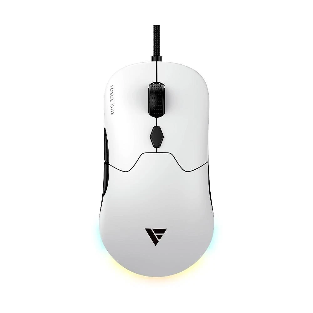 Mouse Gamer Force One Lynx, 19.000 DPI, RGB, Switchs Hotswap, Personalizável, Dual Mode Wireless ou Wired USB-C, Recarregável - FR.MO.LX.01