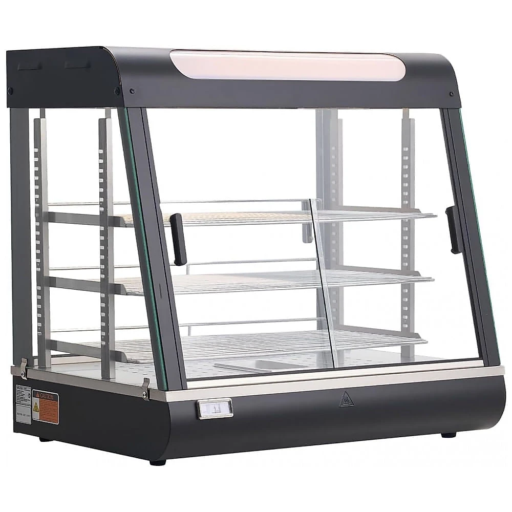Estufa de Alimentos VEVOR NB-601 3 Andares 100L LED Aquecimento a Vapor 1200W 110V