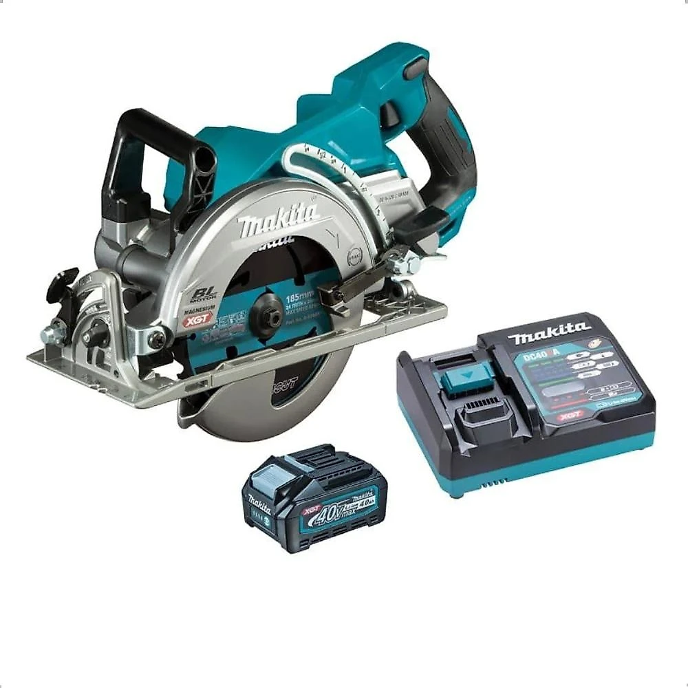 Serra circular 185 mm a bateria 40v max rs001gm101 makita