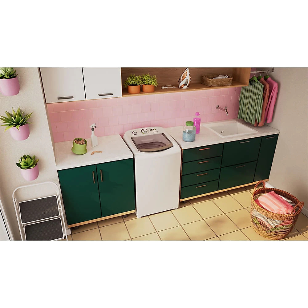 Máquina de Lavar 13Kg CWH13AB com Dosagem Econômica Consul Branco - 110V