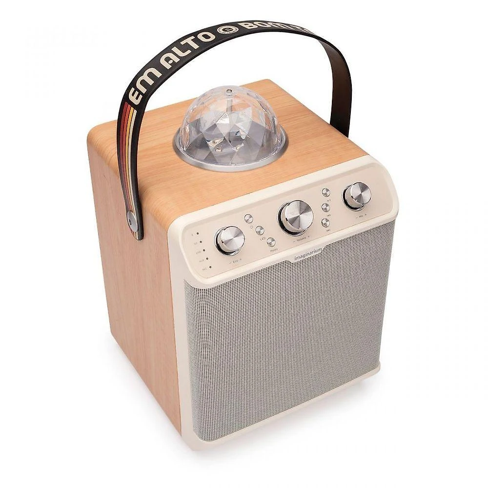 Karaoke Portatil 2 Mic Alto E Bom Tom