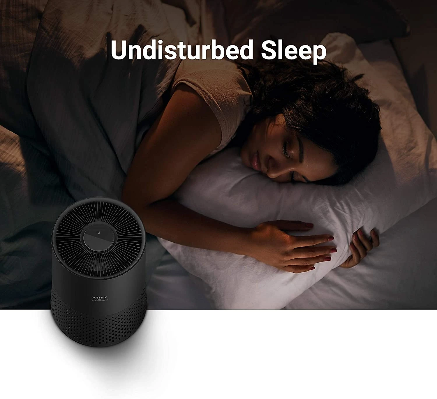 Winix A230 Purificador de Ar Automático com Filtro HEPA H13 Área 21 m2 110V Preto